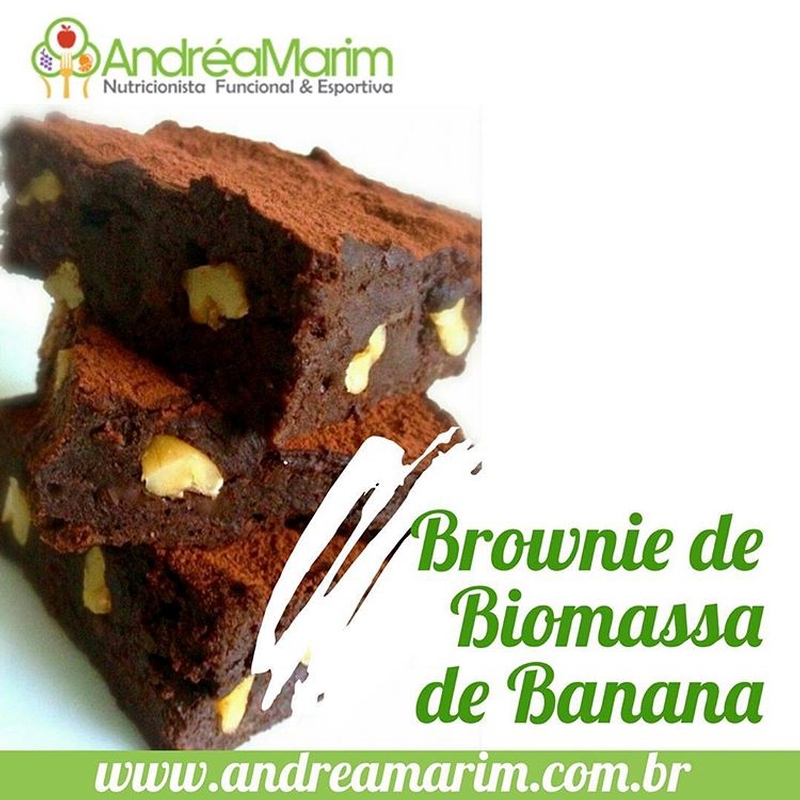 Brownie de Biomassa de Banana-Delícia Funcional