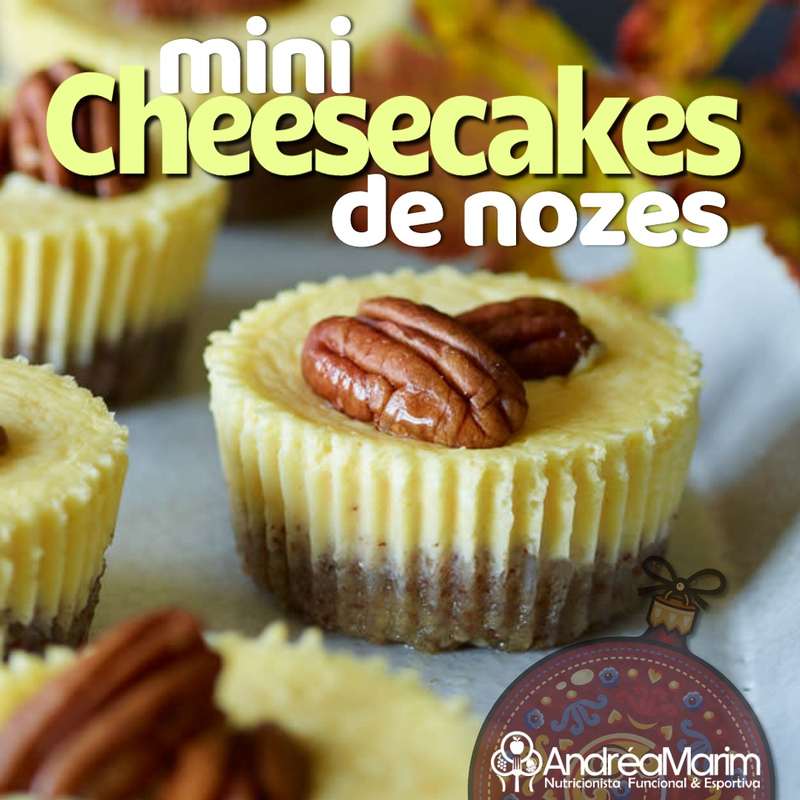 Mini Cheesecakes de Nozes-   