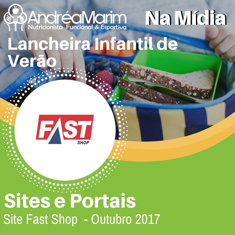 Site Fast Shop-Lancheira Infantil de Vero