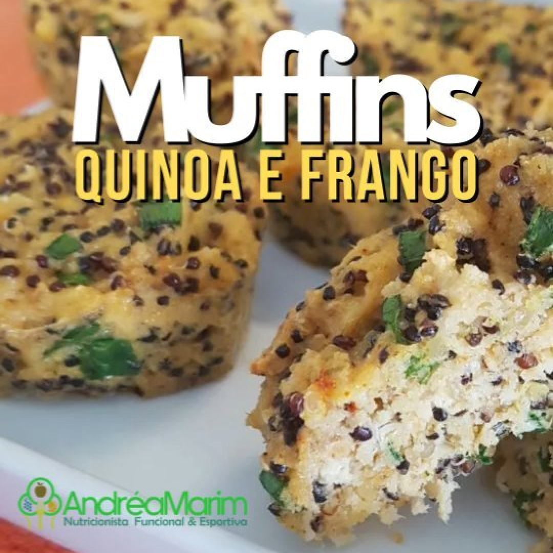 Muffin de Quinoa com Frango Proteico e Funcional-   